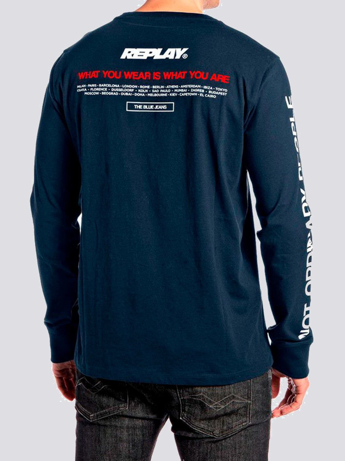 LONG SLEEVES T SHIRT WITH PRINT
