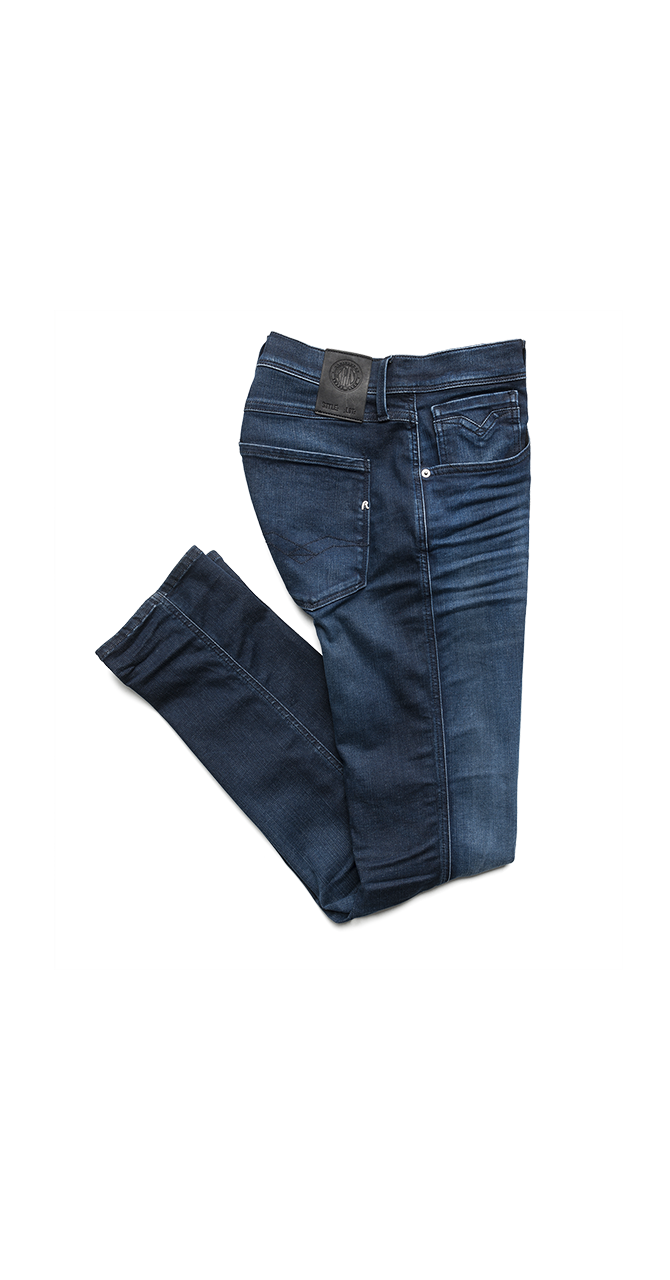 SLIM FIT HYPERFLEX ANBASS JEANS CLOUDS