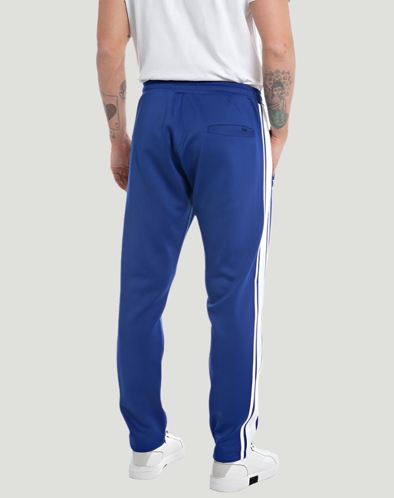JOGGER TROUSERS WITH CONTRASTING-COLOURED BANDS