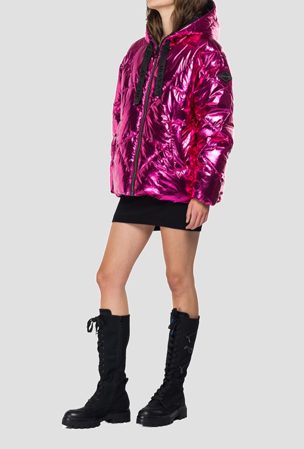 LAMINATED PADDED JACKET