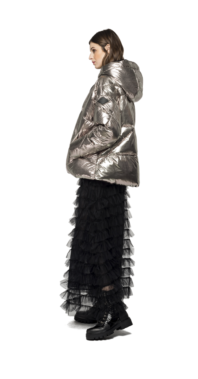 LAMINATED PADDED JACKET