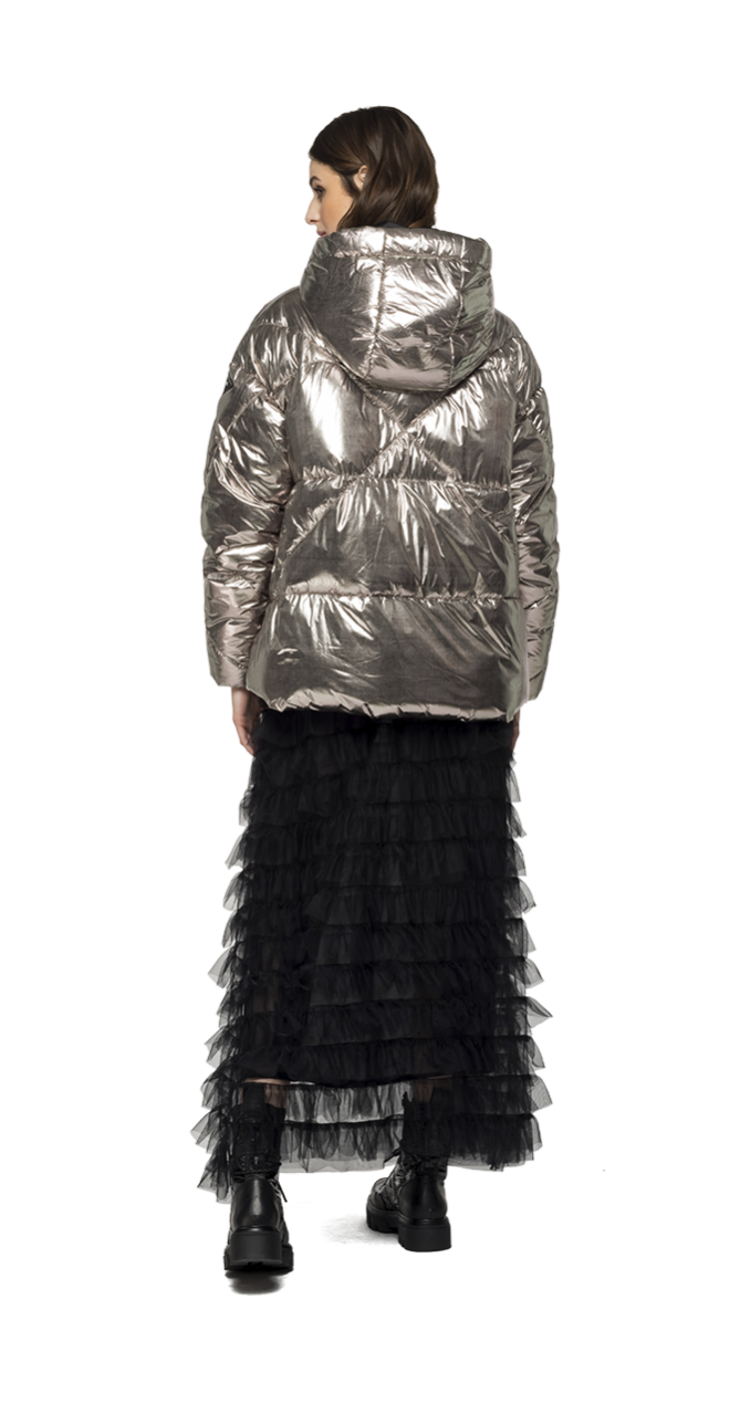LAMINATED PADDED JACKET
