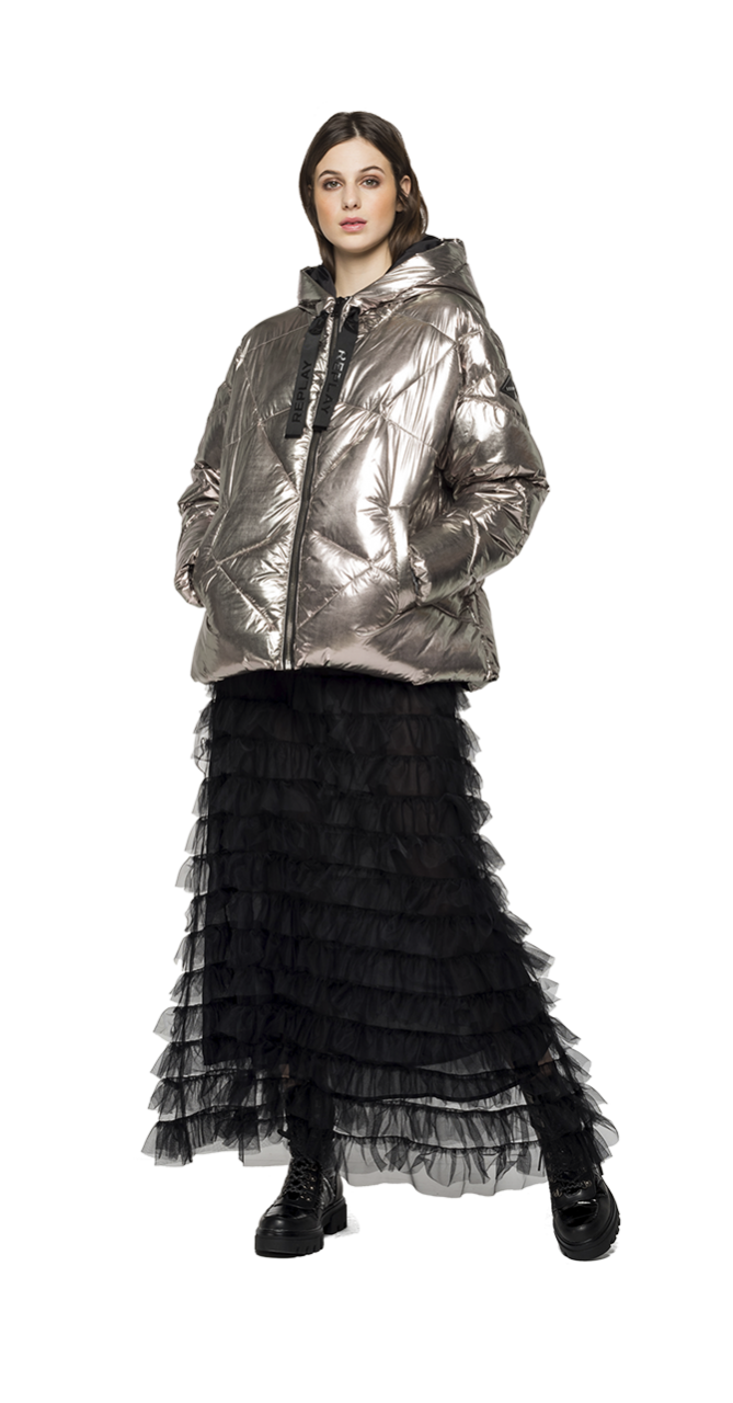 LAMINATED PADDED JACKET