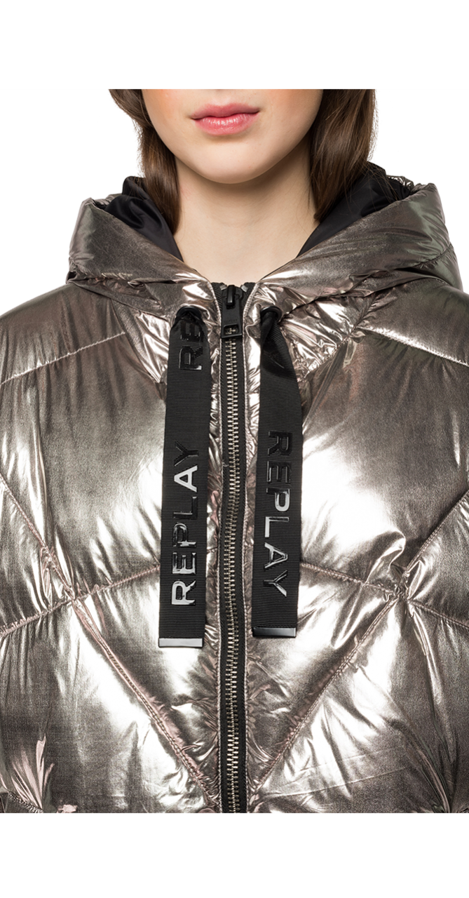 LAMINATED PADDED JACKET