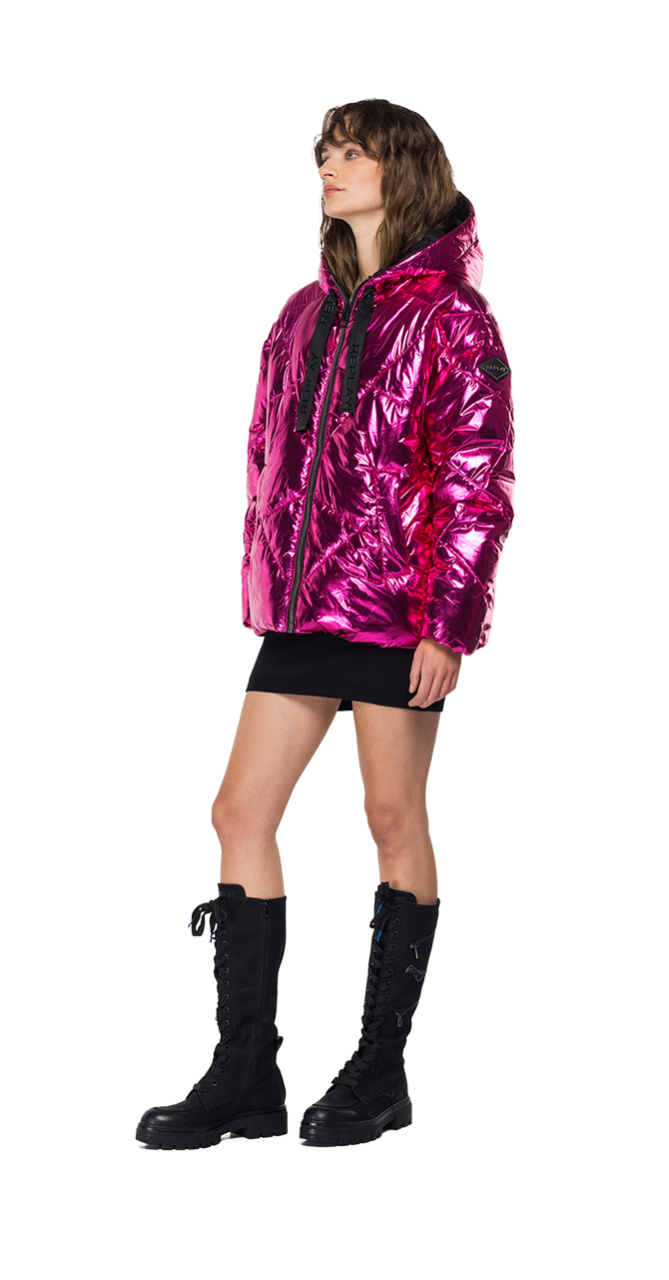LAMINATED PADDED JACKET