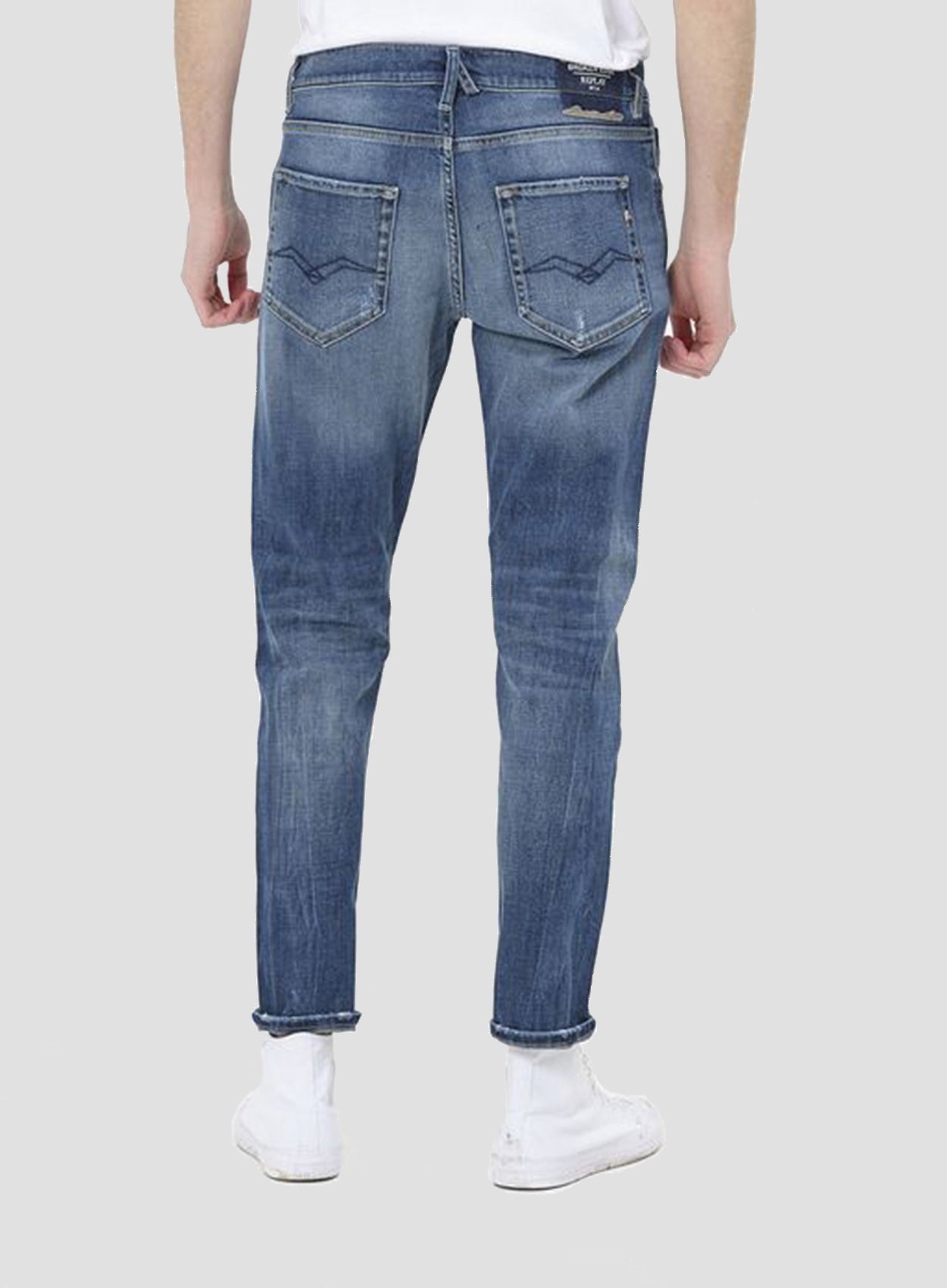 SLIM FIT MICKYM BROKEN EDGE JEANS