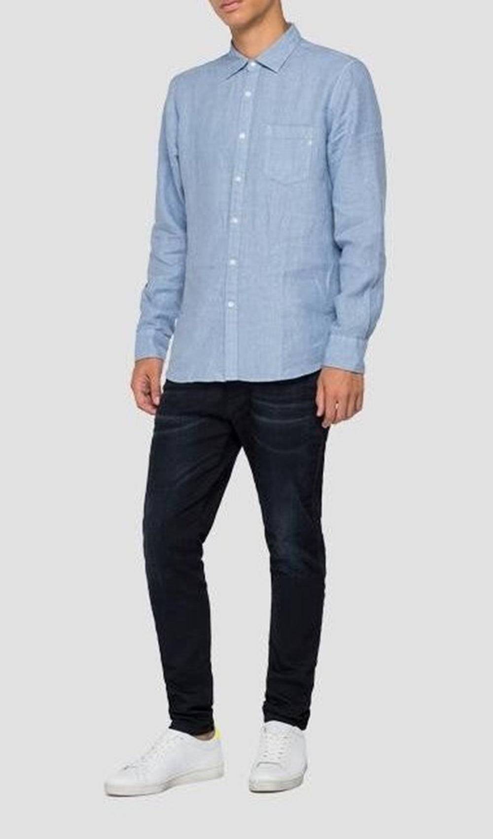 LINEN SHIRT WITH POCKET