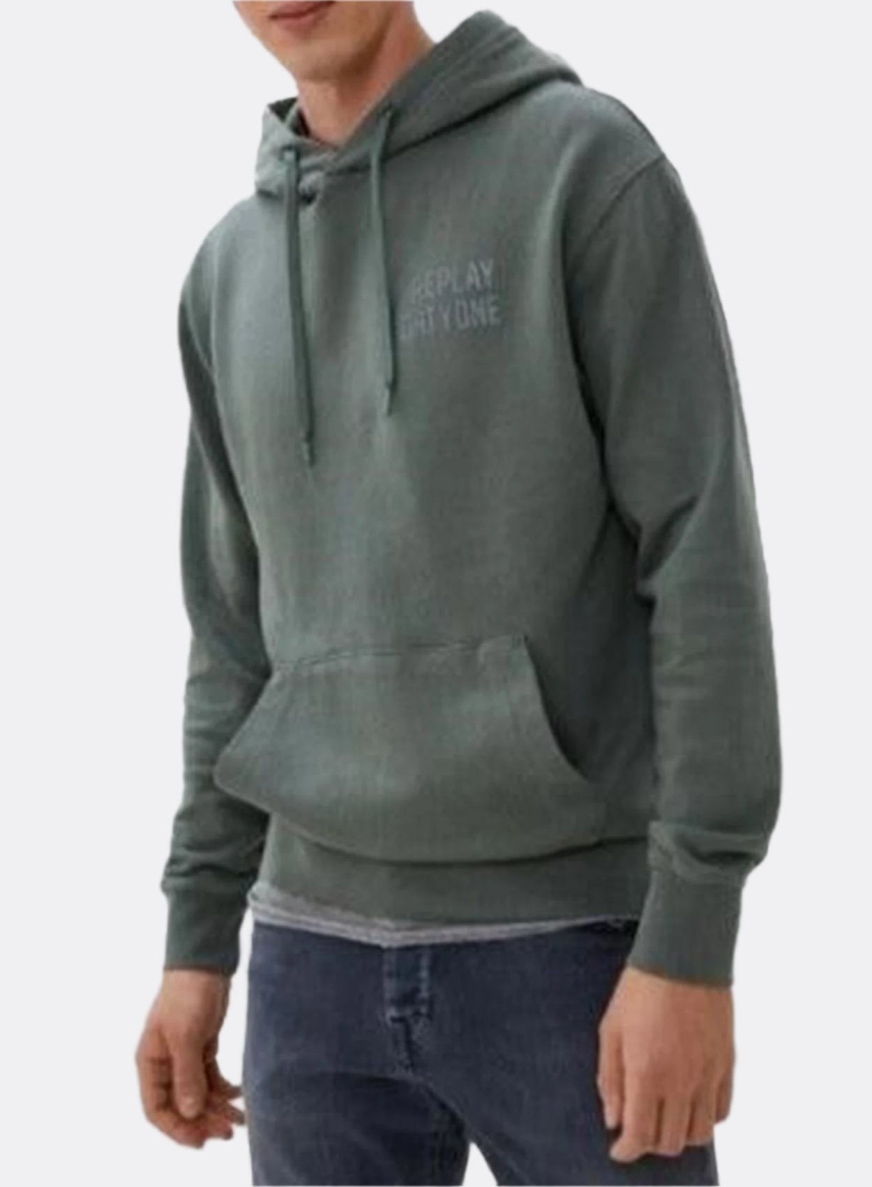 Gray cotton hoodie best sale