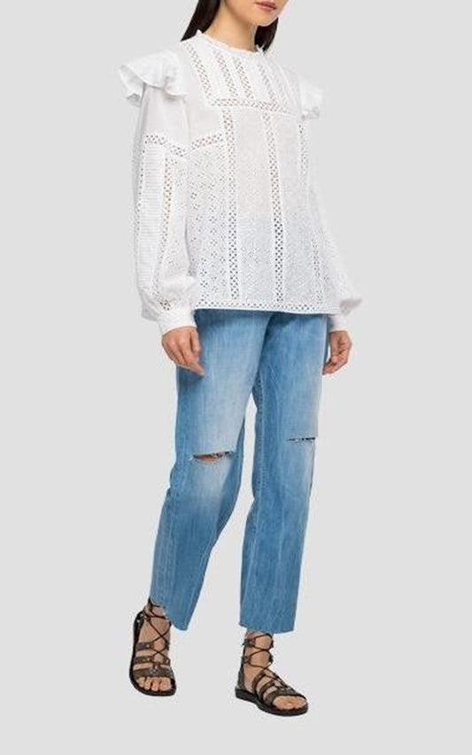 BRODERIE ANGLAISE SHIRT