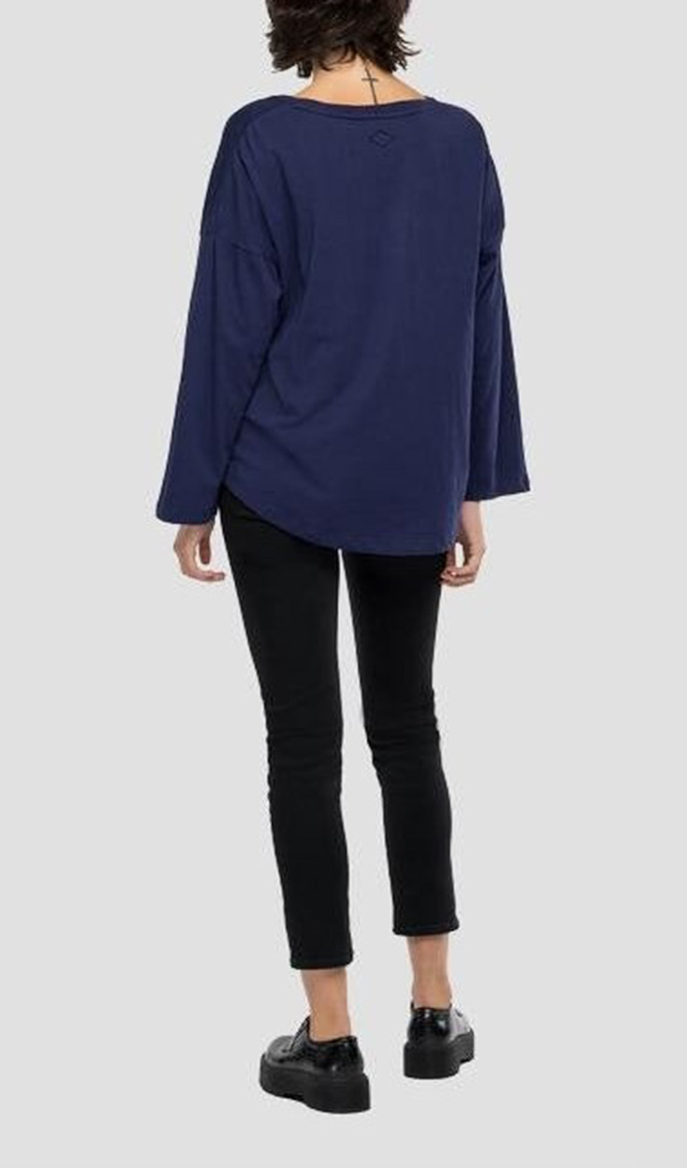 REPLAY OVERSIZED JERSEY T-SHIRT