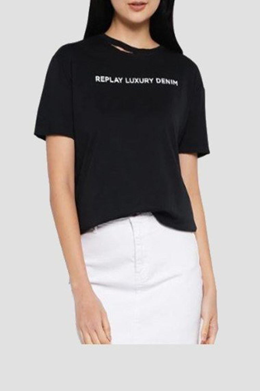 REPLAY LUXURY DENIM T-SHIRT