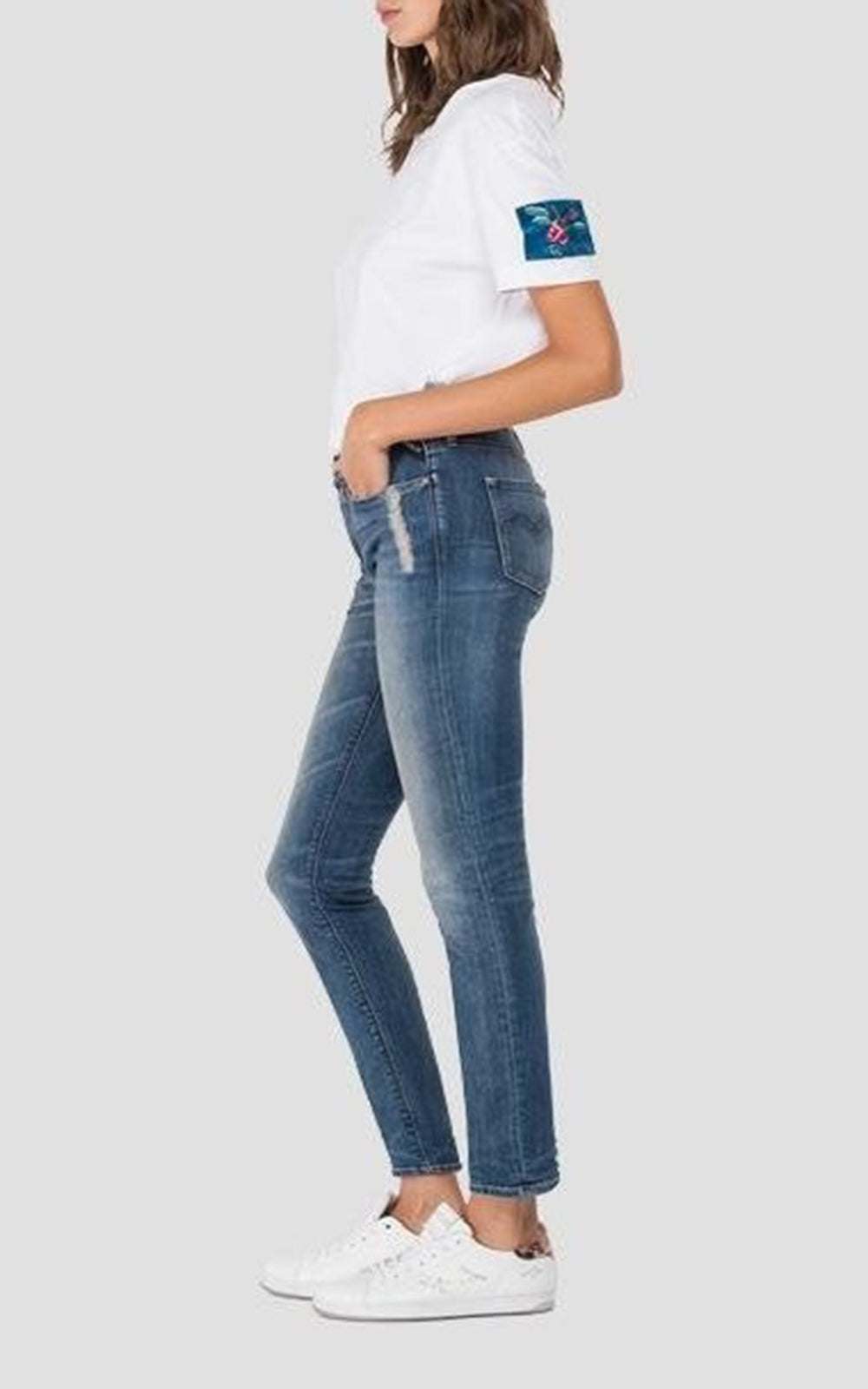 SKINNY FIT NEW LUZ SCAR JEANS