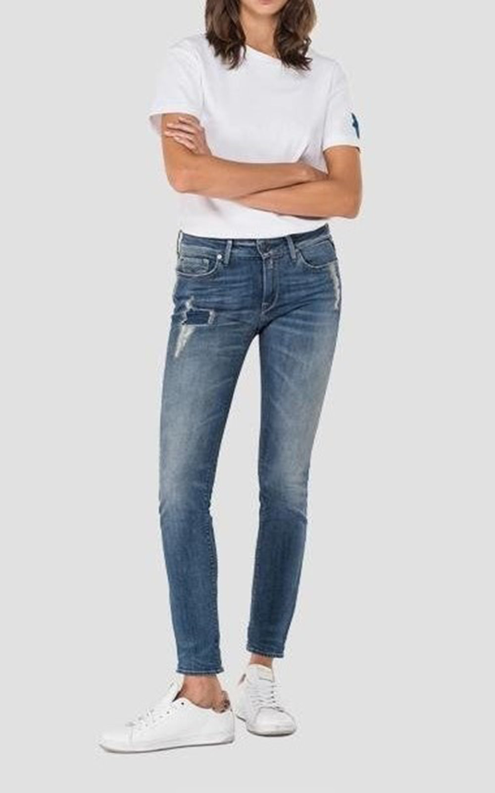 SKINNY FIT NEW LUZ SCAR JEANS