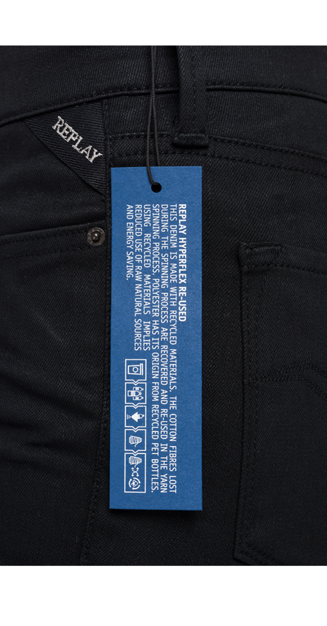 SKINNY FIT HYPERFLEX RE-USED NEW LUZ JEANS