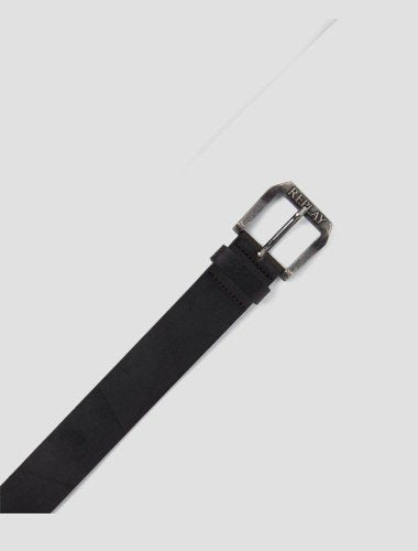 REPLAY BRUSHED LEATHER BELT