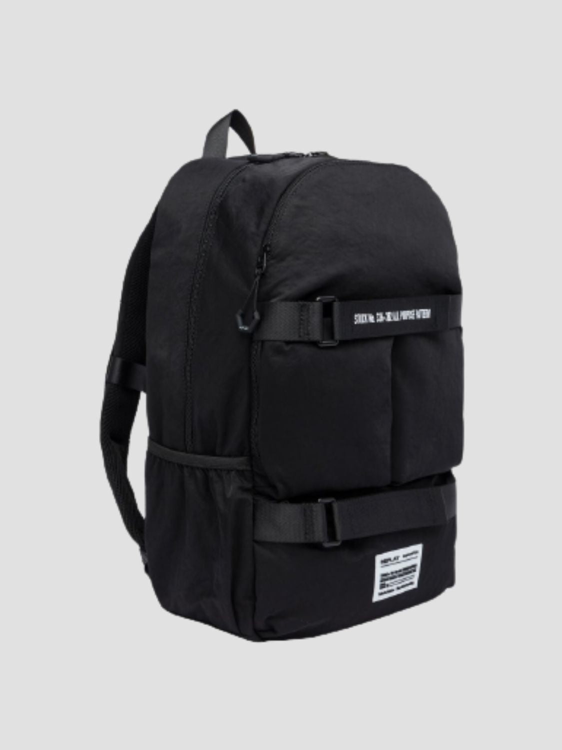 BACKPACK IN NYLON WITH CRINKLE EFFECT