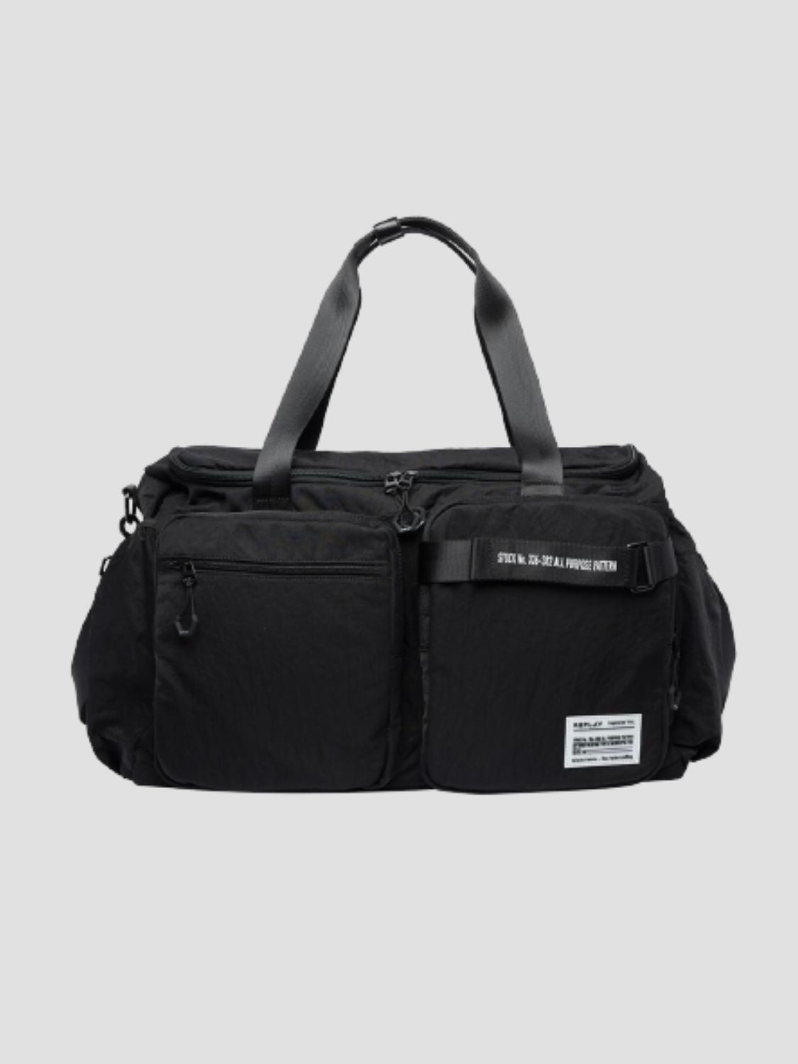 DUFFLE BAG IN NYLON WITH CRINKLE EFFECT