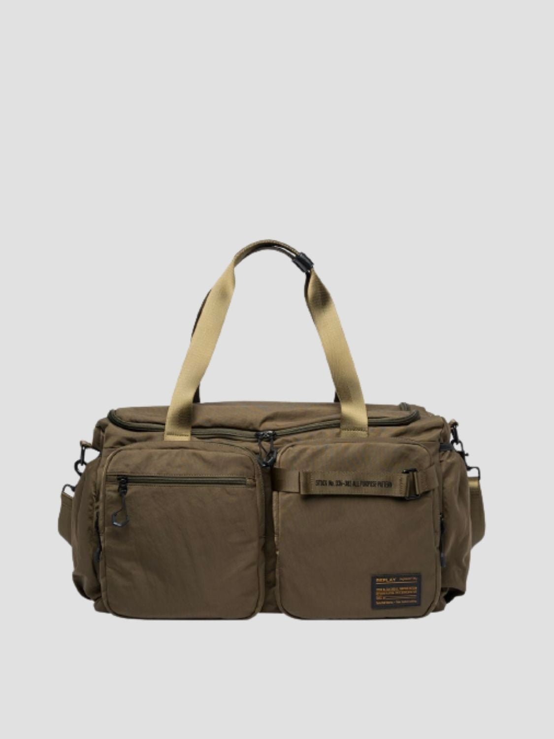 DUFFLE BAG IN NYLON WITH CRINKLE EFFECT