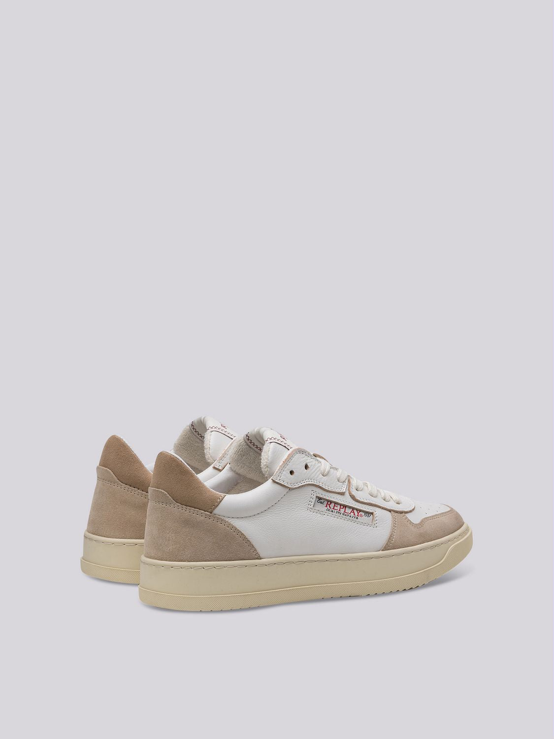 RELOAD BICOLOR MID-CUT SNEAKERS IN LEATHER