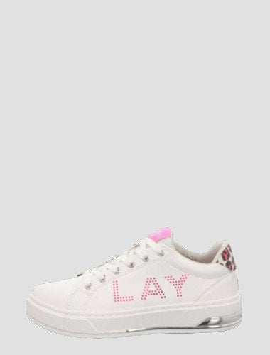 WOMEN'S LACE UP LEATHER SNEAKERS