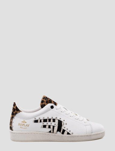 WOMEN'S MURRAY W MIXED LACE UP LEATHER SNEAKERS