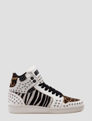 WOMEN'S CENTURY W MIXED MID CUT LEATHER SNEAKERS