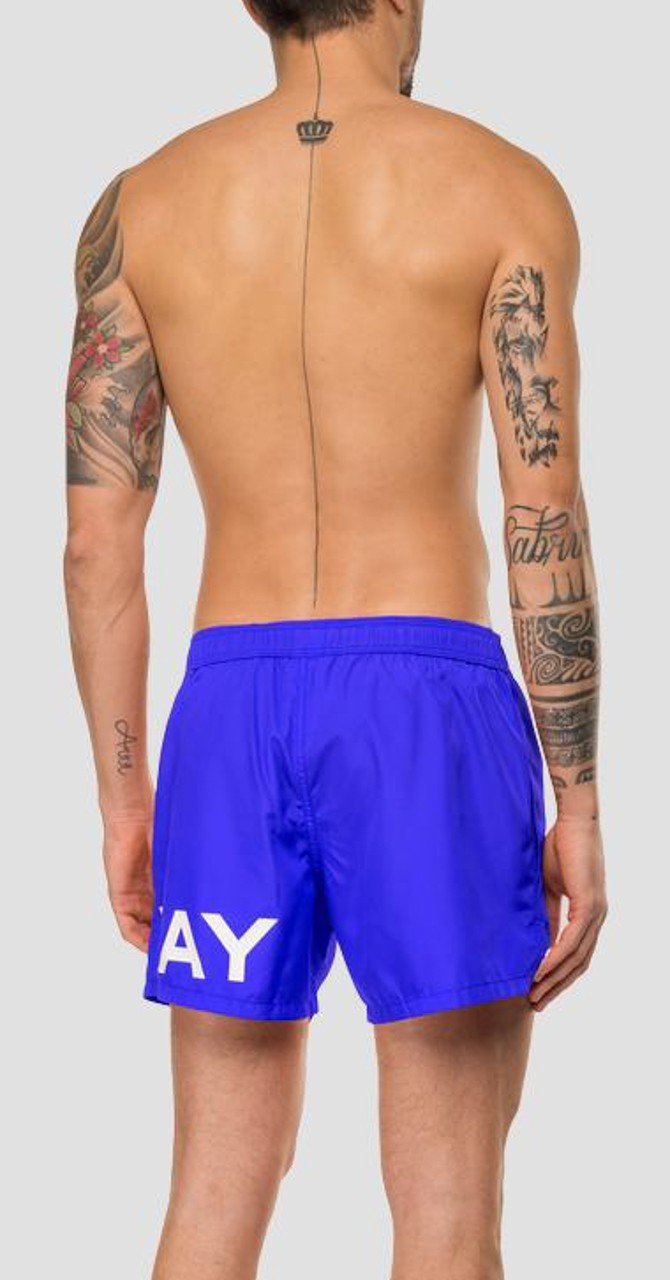 REPLAY SWIMMING TRUNKS WITH DRAWSTRING