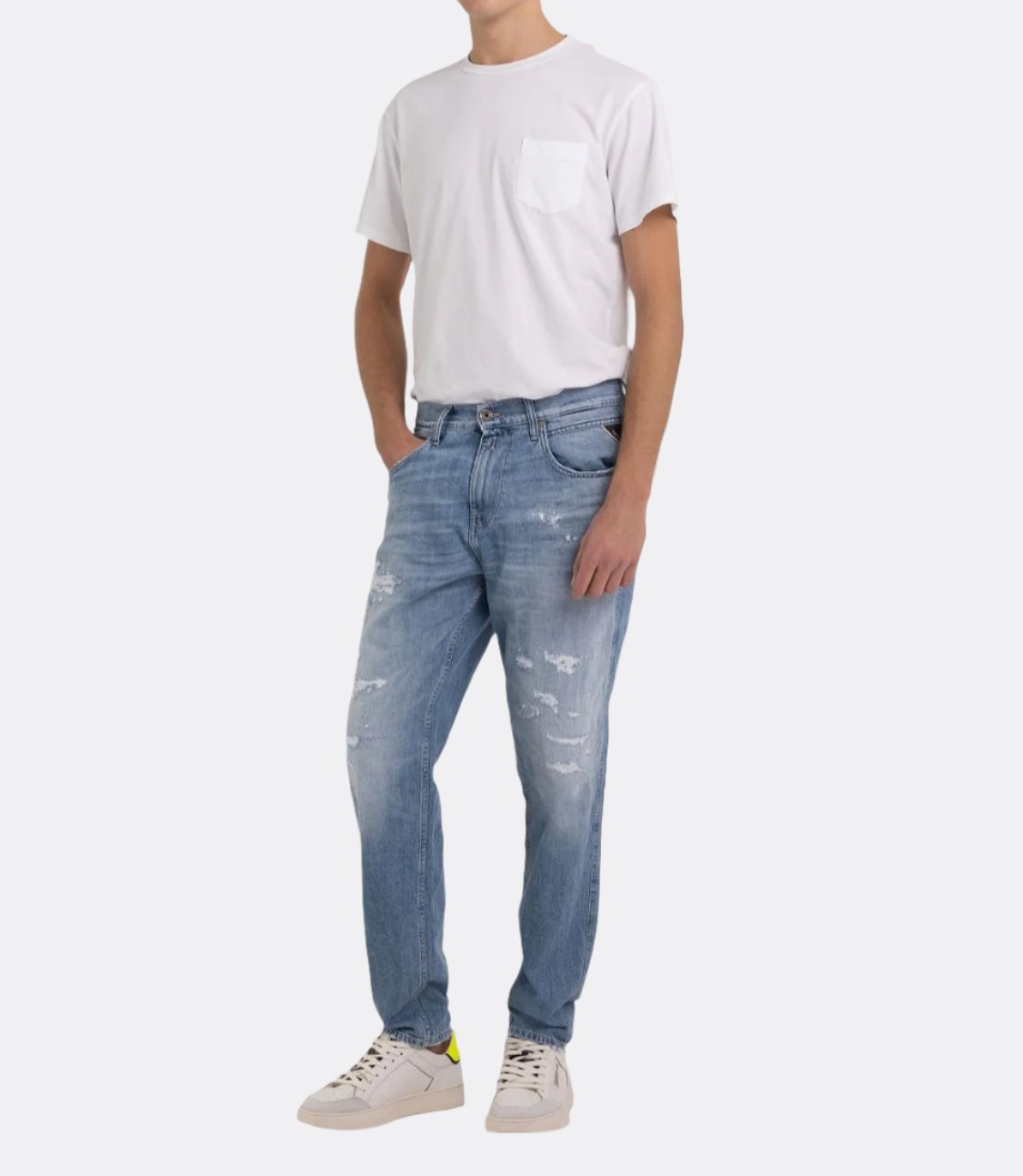 RELAXED TAPERED FIT SANDOT JEANS