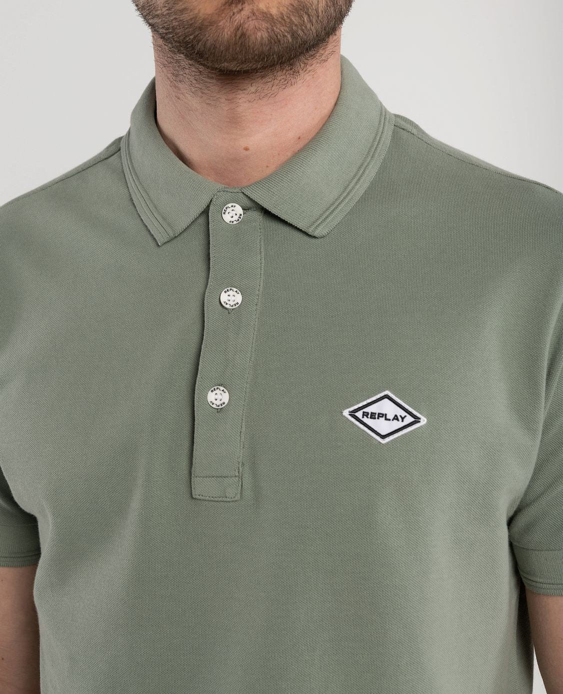 PIQUÉ POLO SHIRT WITH PRINT