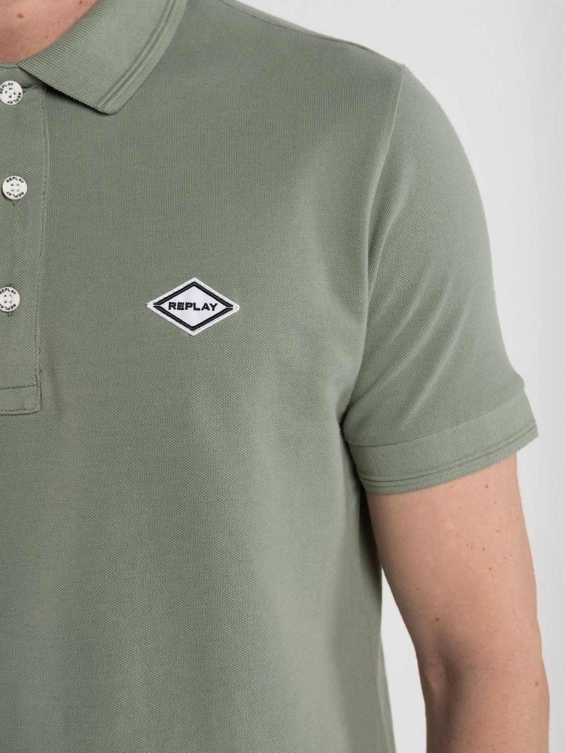 PIQUÉ POLO SHIRT WITH PRINT