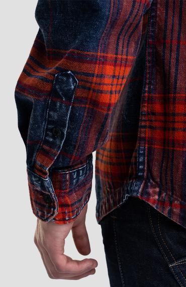 COTTON TWILL CHECKED SHIRT