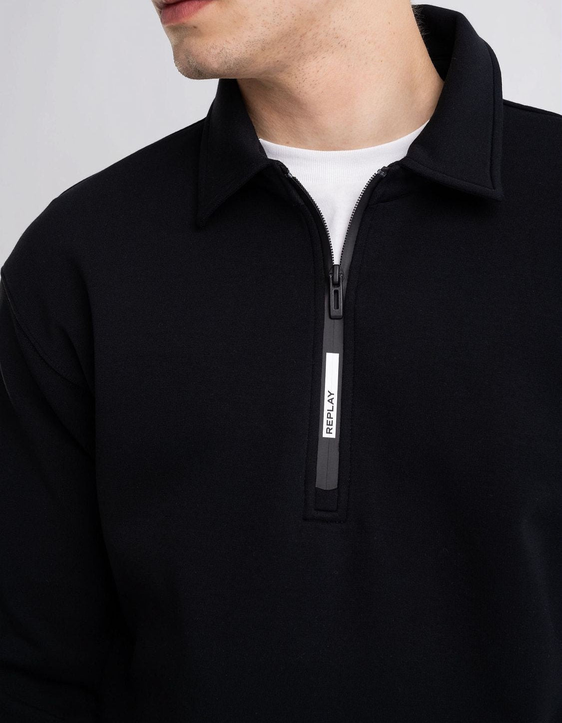 HALF ZIPPER SWEATSHIRT
