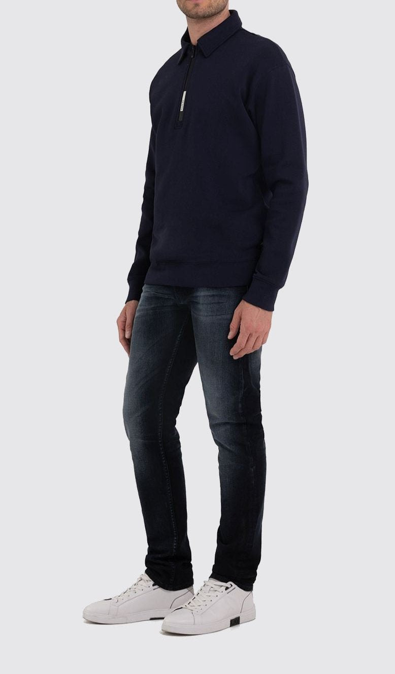 HALF ZIPPER SWEATSHIRT
