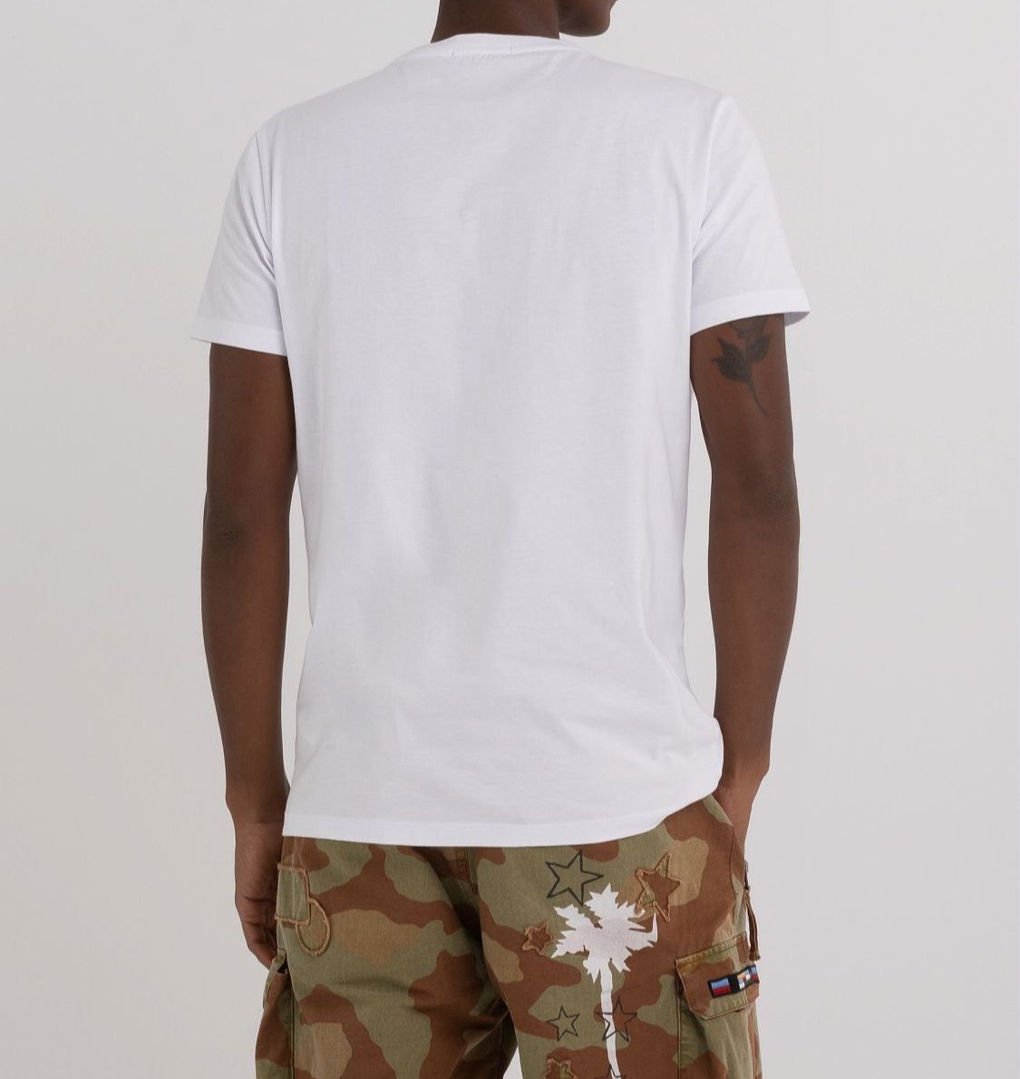 CAMOUFLAGE T-SHIRT WITH ARCHIVE LOGO