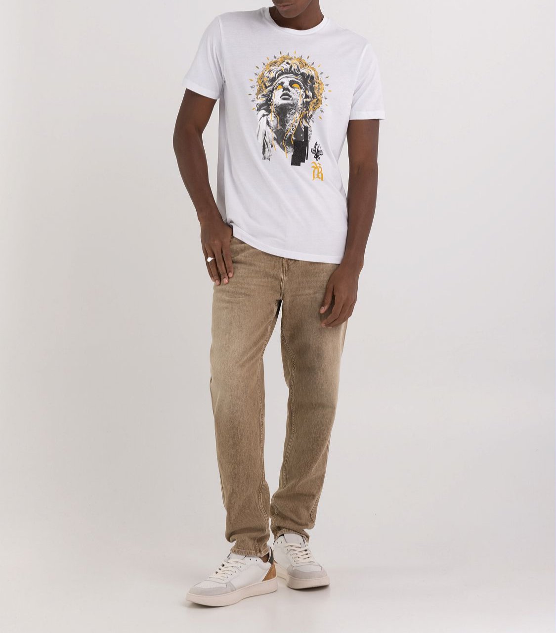 ORGANIC COTTON T-SHIRT WITH PRINT