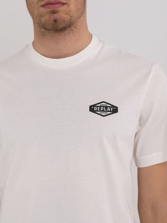 JERSEY T-SHIRT WITH CUSTOMS PRINT