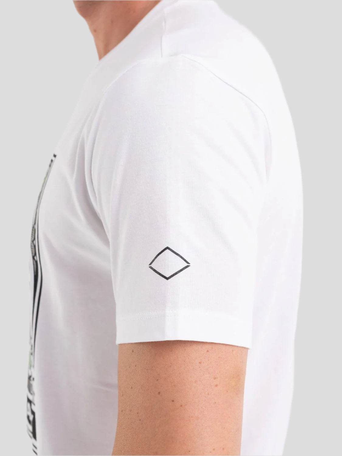 JERSEY T-SHIRT WITH BIKER PRINT