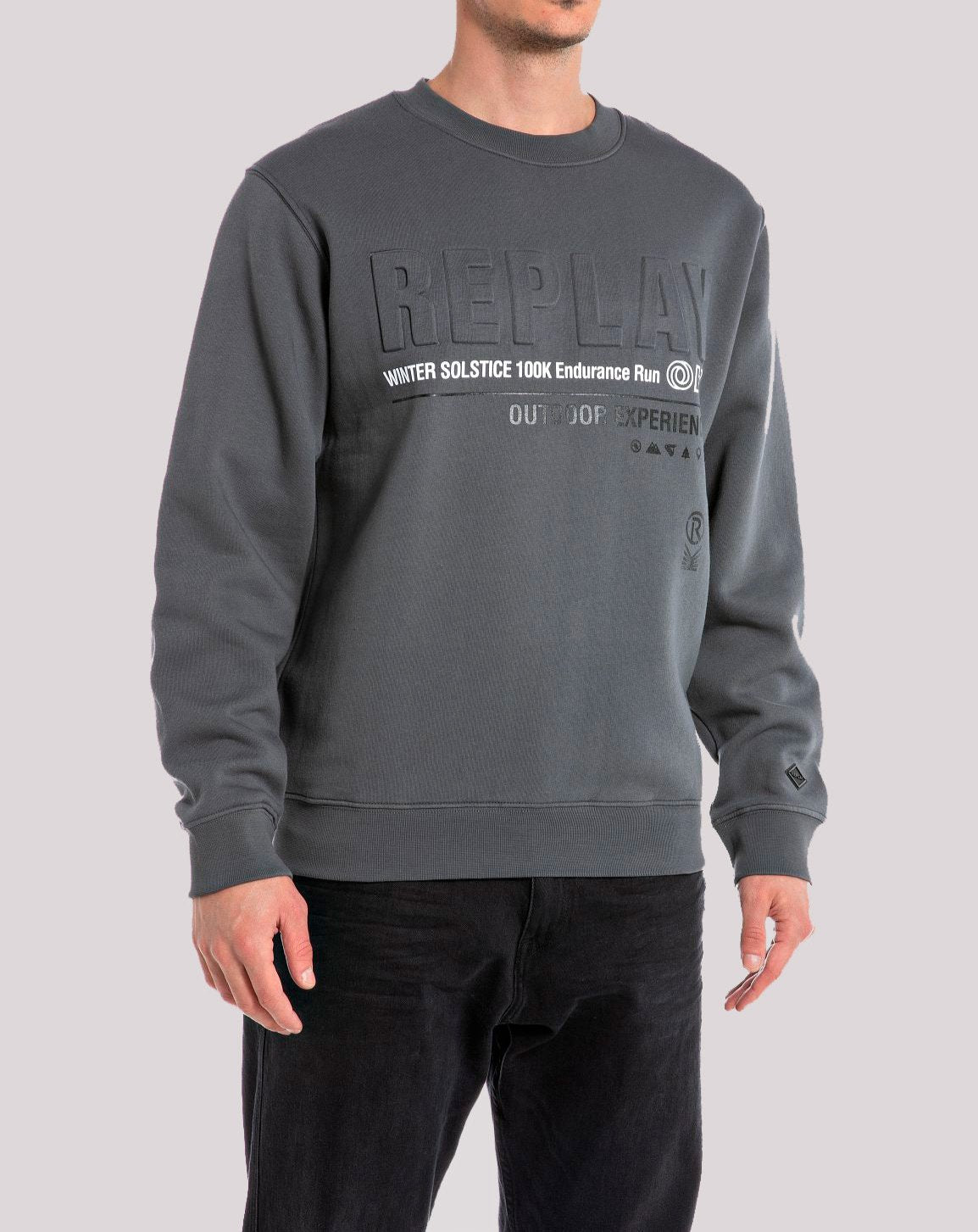 CREWNECK SWEATSHIRT WITH OUTDOOR PRINT