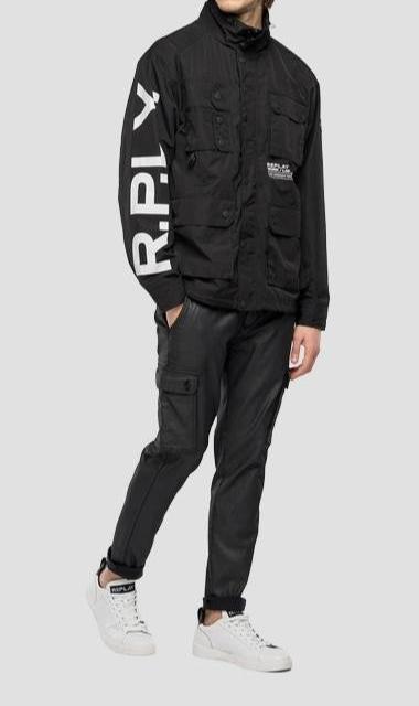 REPLAY WORK LAB UNIFORM TURTLENECK JACKET