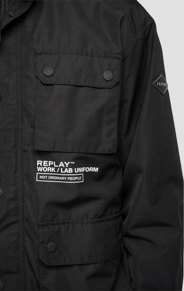 REPLAY WORK LAB UNIFORM TURTLENECK JACKET