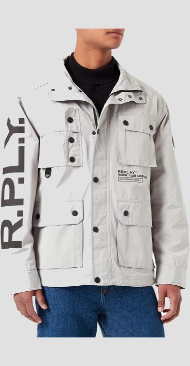 REPLAY WORK LAB UNIFORM TURTLENECK JACKET