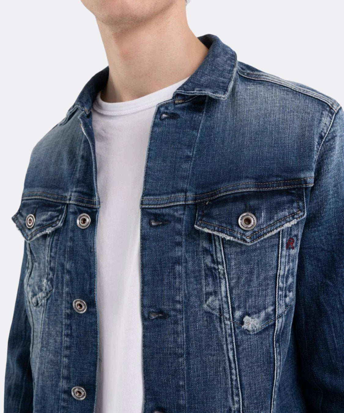 JACKET IN BLUE DENIM