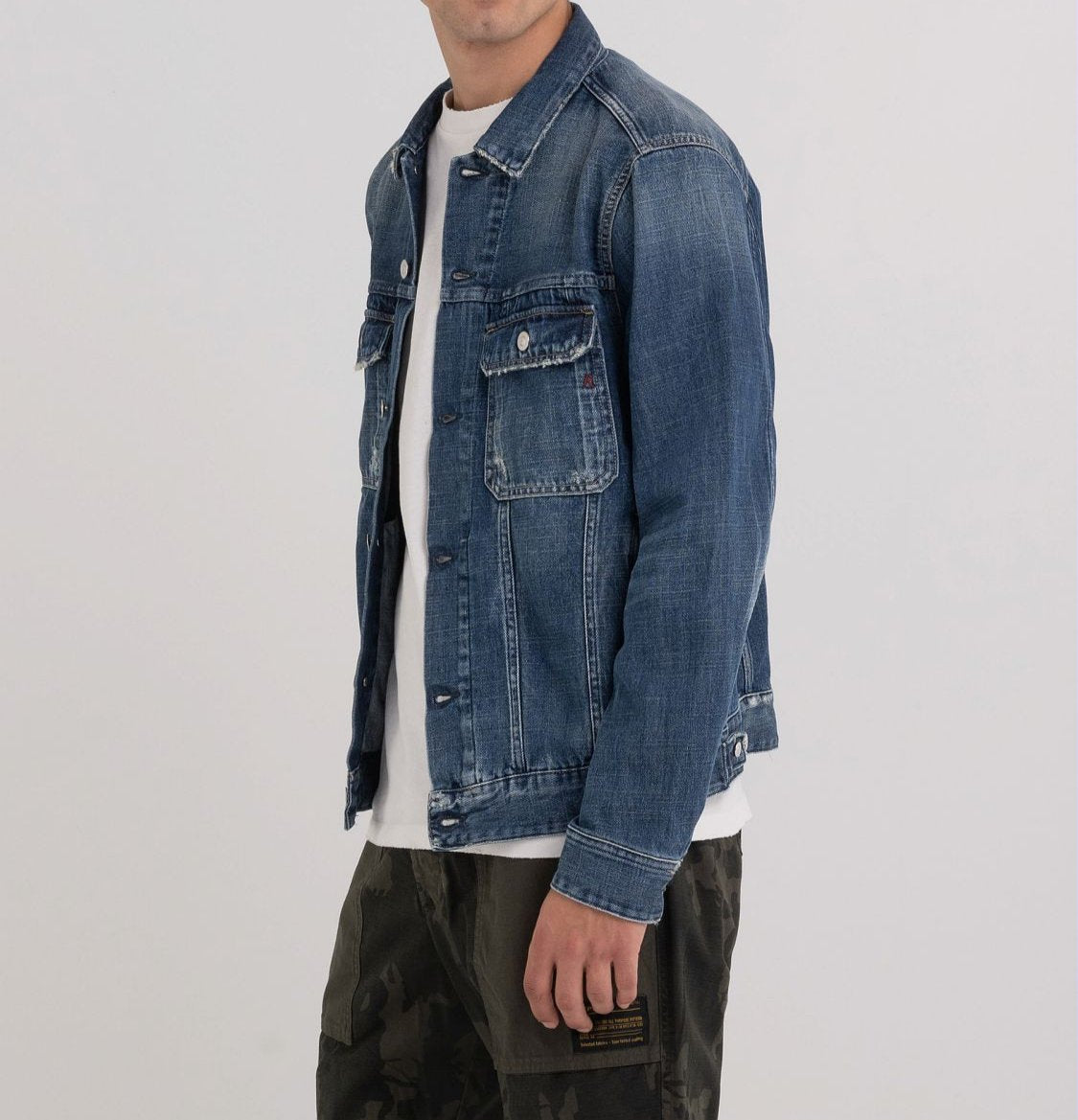 DENIM JACKET WITH POCKETS