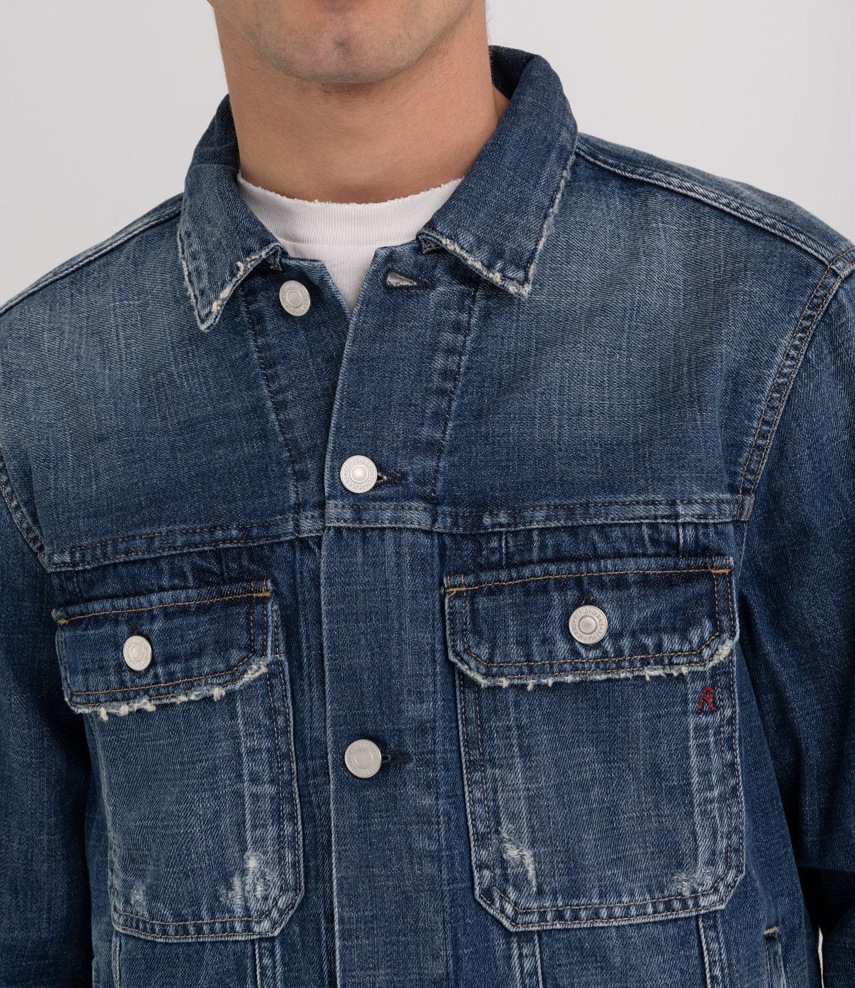 DENIM JACKET WITH POCKETS