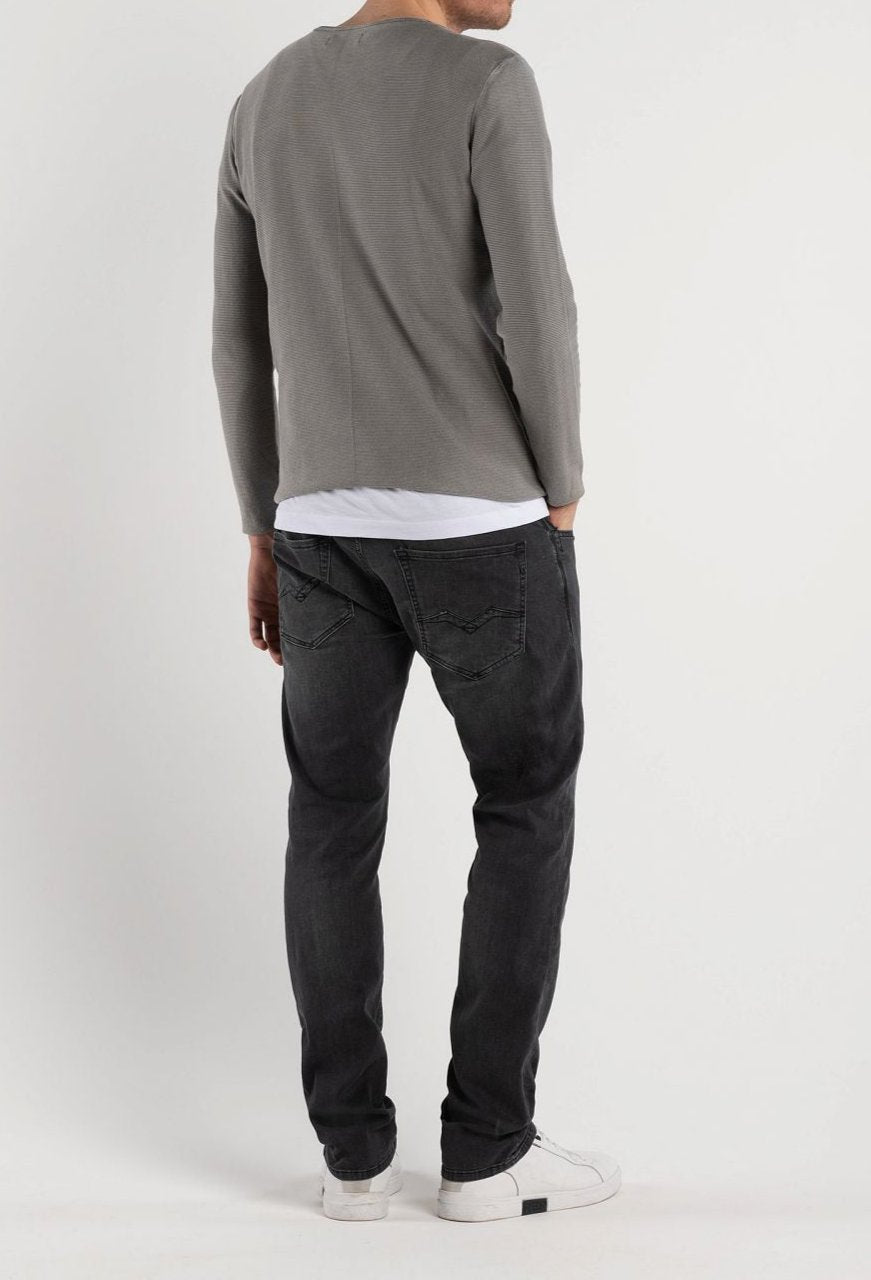 Gray cotton sweater best sale