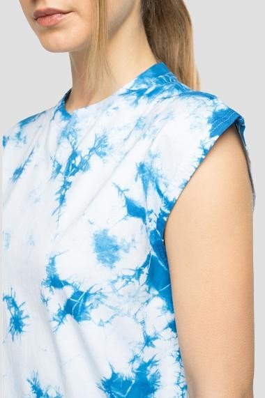 ALL-OVER TIE DYED PRINT T-SHIRT