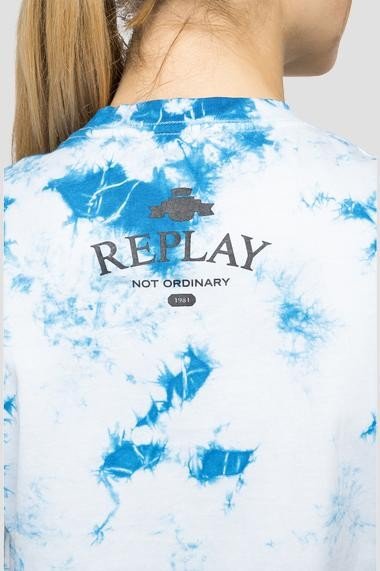 ALL-OVER TIE DYED PRINT T-SHIRT