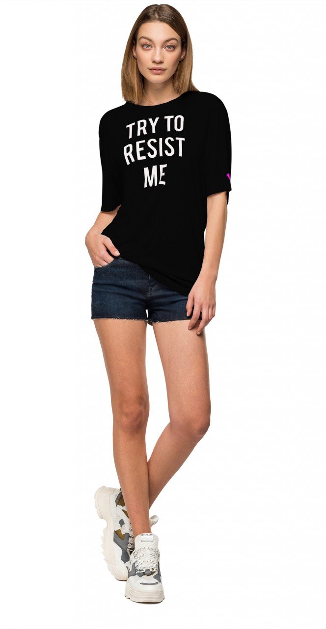 TRY TO RESIST ME VISCOSE T-SHIRT